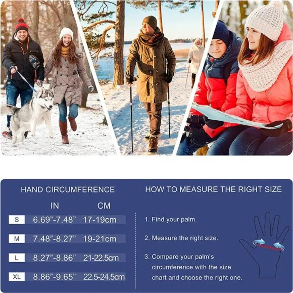 Unisex Winter Gloves Touch Screen Glove Cold Weather